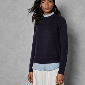 Ted Baker Lissiah wool cashmere blend sweater